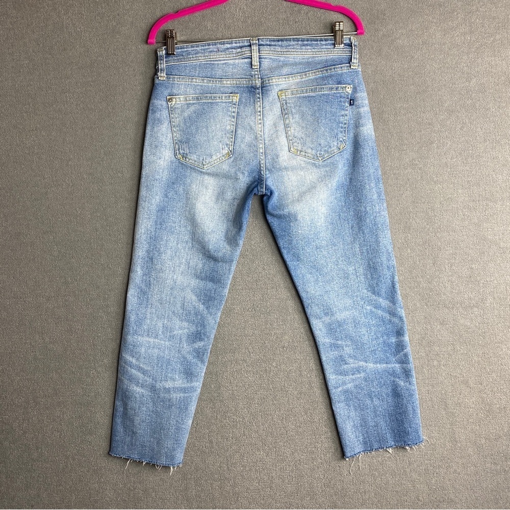 Anthropologie Pilcro Slim Boyfriend Classic Blue Women's jeans size 27 - Picture 3 of 7